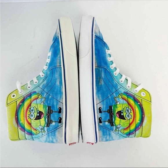 VANS UNISEX SH8-HI SPONGEBOB Men’s 9 Women’s 10.5 Cartoon - Picture 10 of 15